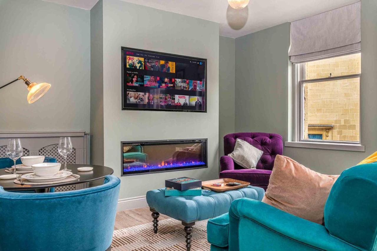 Beautiful Modern 1 Bedroom Apartment, City Centre Bath Ngoại thất bức ảnh